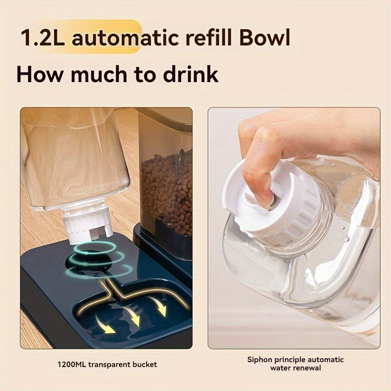 Water Dispensers Set For Cats & Dogs Automatic Pet Feeders-1