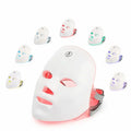 Portable 7 Color Light Facial Mask - Touch Screen Skin Care Device with Multi-Function Beauty Benefits - USB Charged-0
