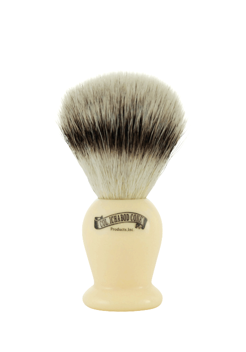 Col. Conk Synthetic Shaving Brush, H:102, K:20, Faux Ivory Handle-0