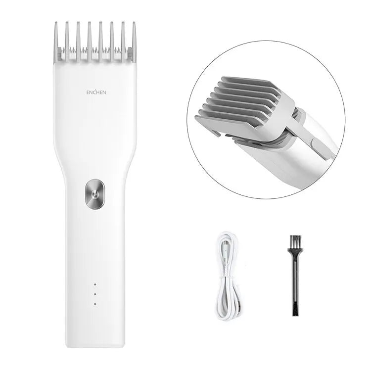 Boost Professional Cordless Hair Clipper Ceramic Blade White-0
